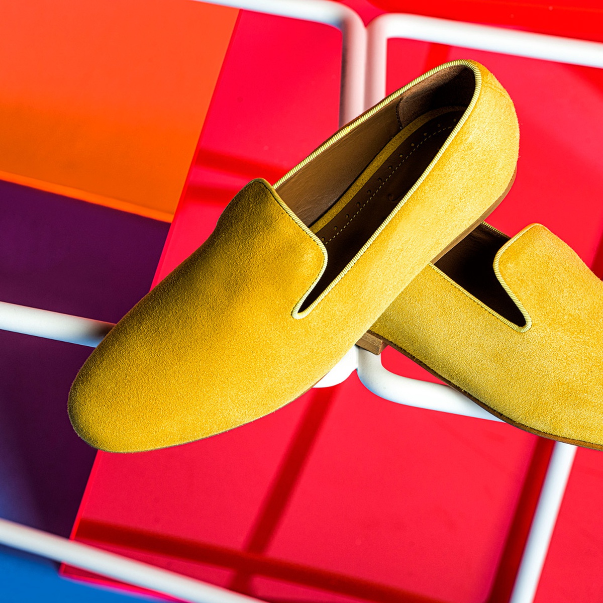 20SC05L3 YELLOW LOAFERS